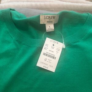 J. Crew Women's Bright Green Crewneck Sweater